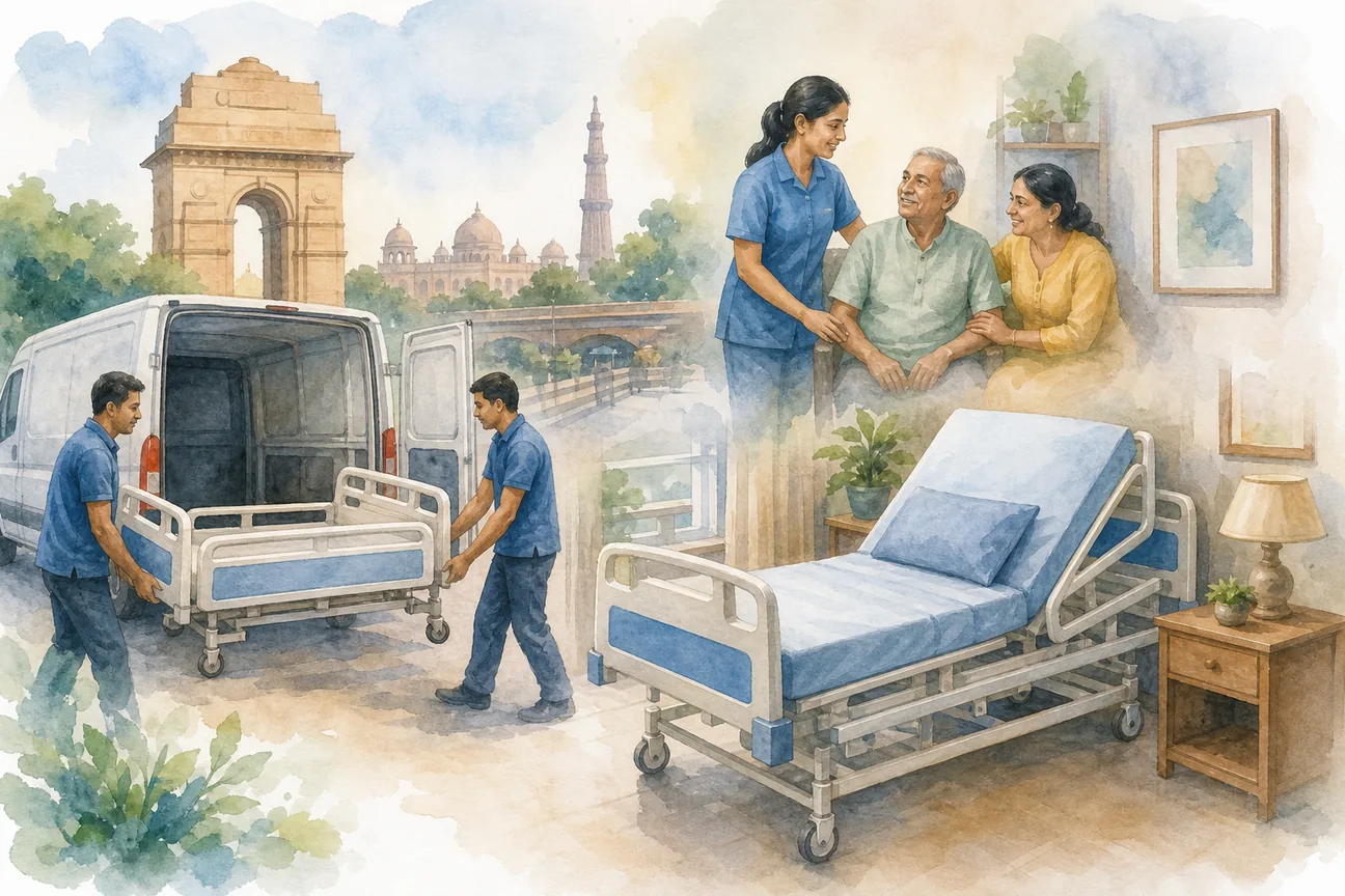 Best Hospital Bed Rental Services in Delhi