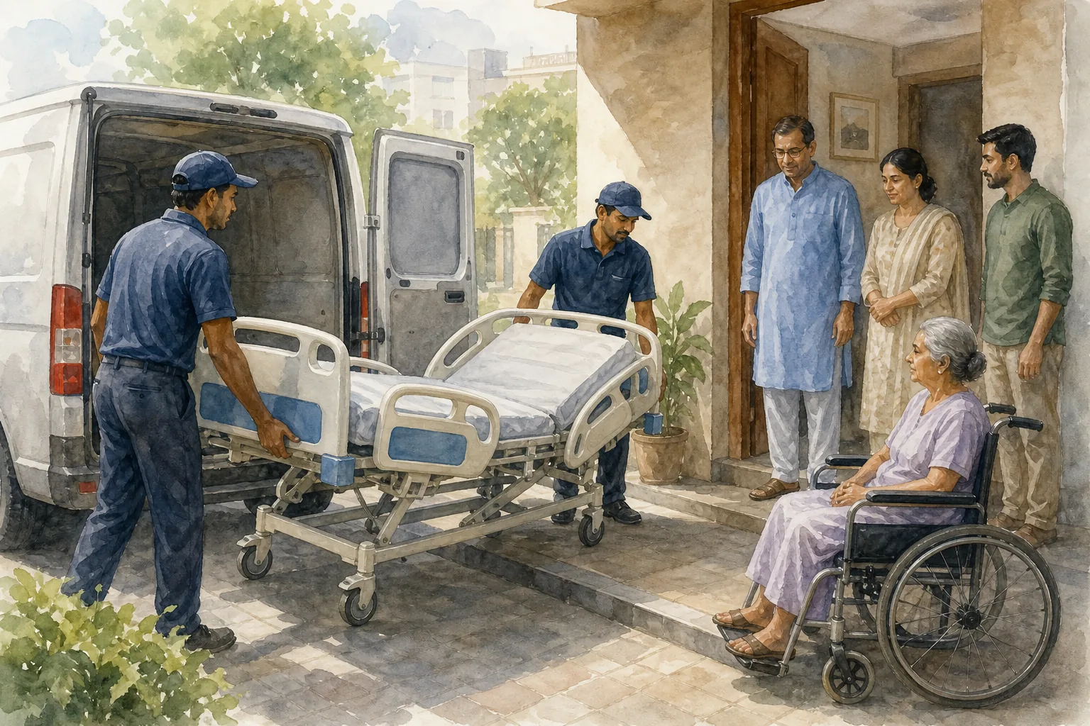 Illustration for Same-day delivery and installation rental providers