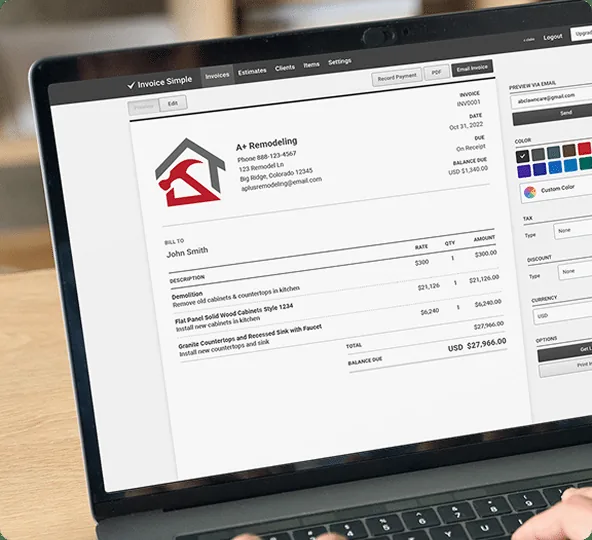 Photo of Invoice Simple