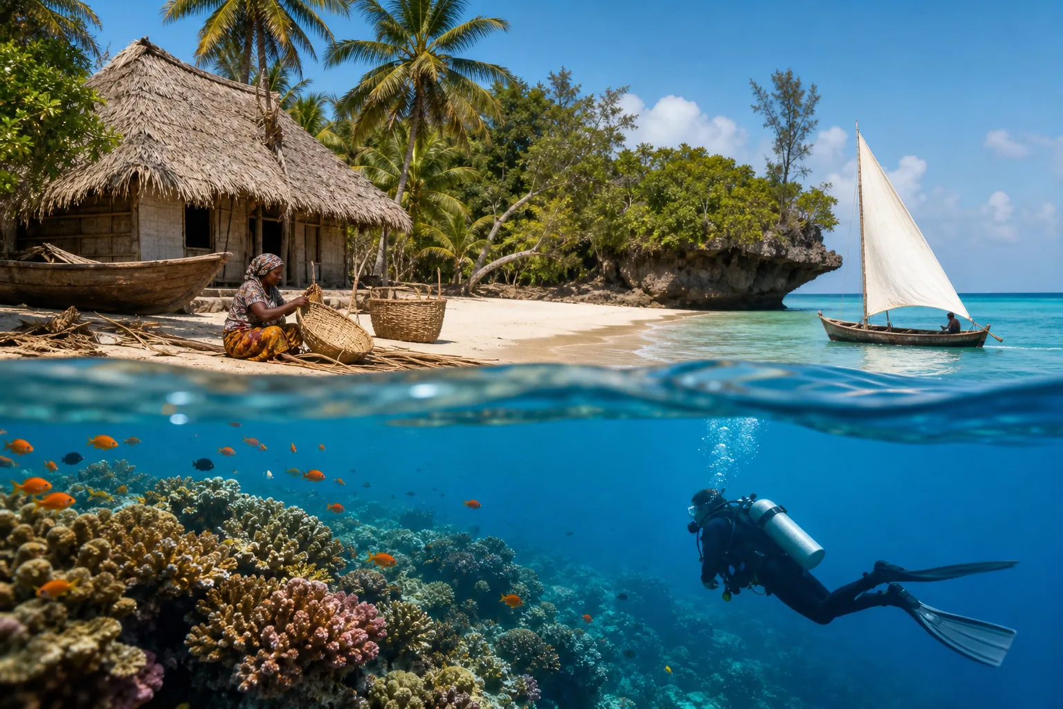 Illustration for Pemba Island: The strongest choice for diving