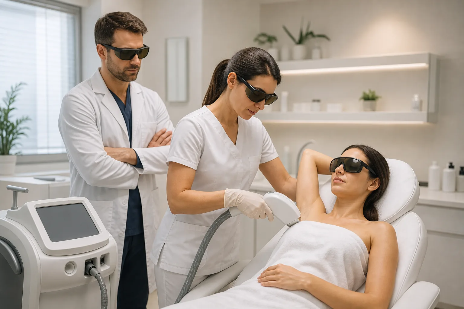 Illustration for The New Laser Light Skin Clinic