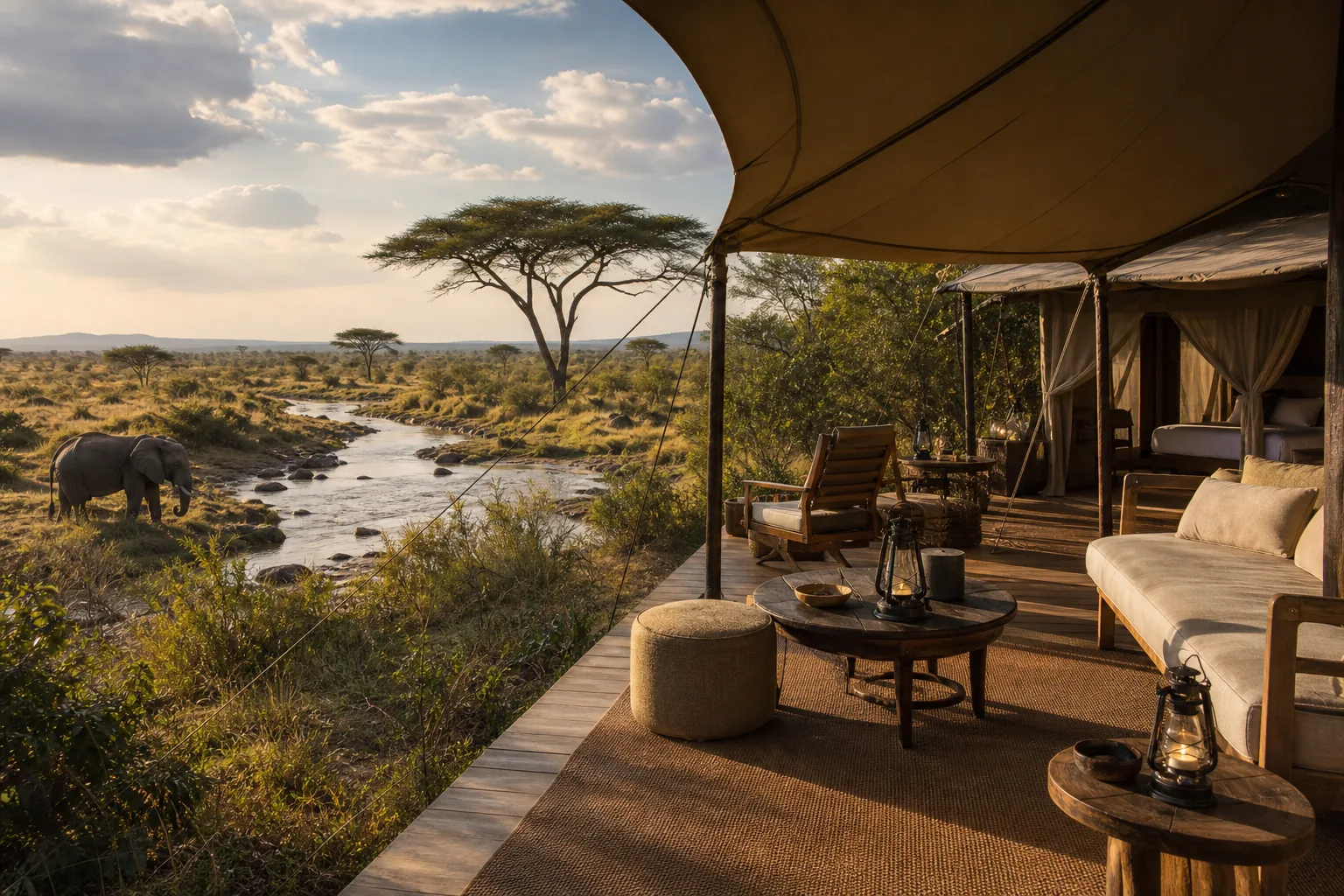 Illustration for Boutique private-safari operators for intimate tented camps