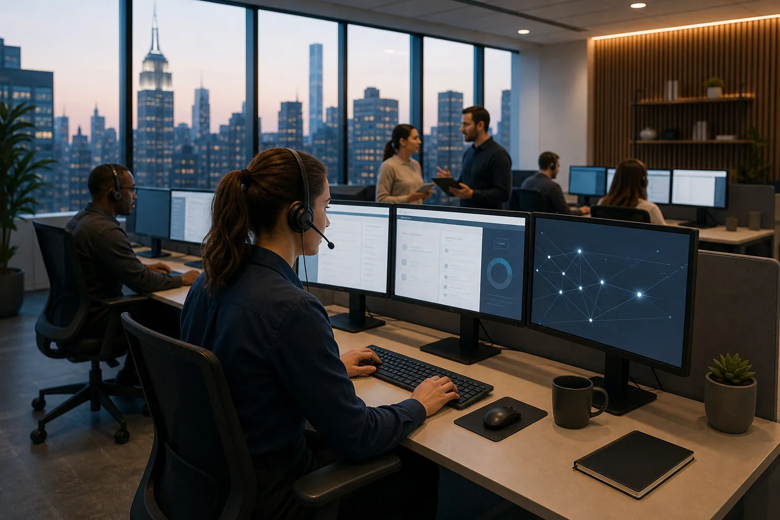 Illustration for Managed IT support built around a modern helpdesk experience