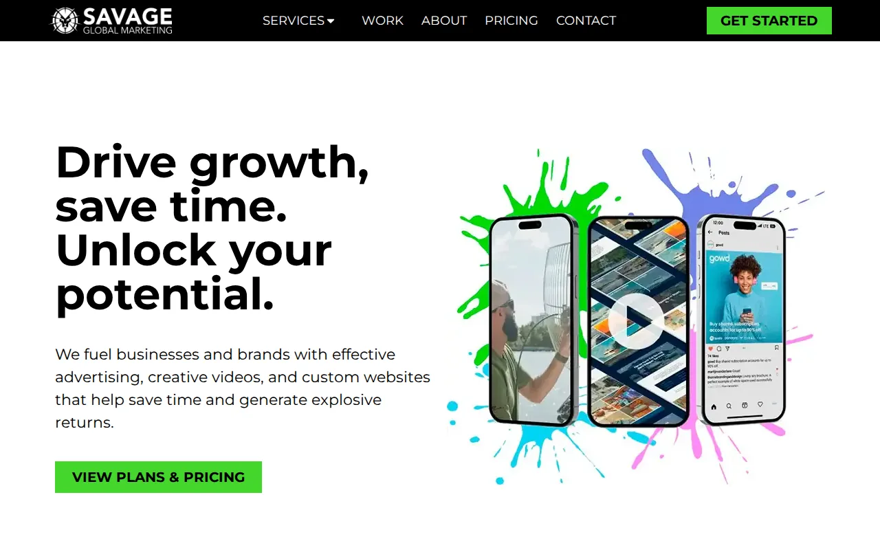 Savage Global Marketing: visual reference for 3. Savage Global Marketing — Multi-Channel Advertising for Dealers