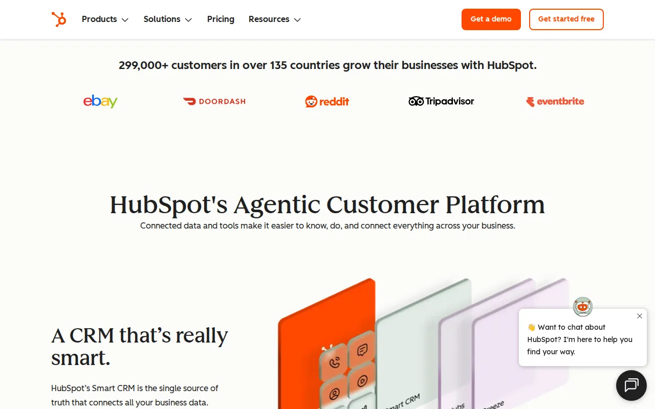 HubSpot: visual reference for 3. HubSpot — Best Free CRM with Marketing Automation