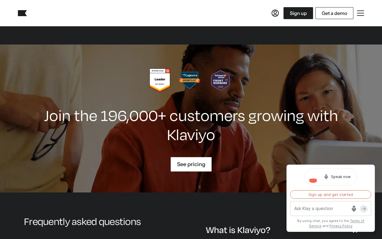 Klaviyo: visual reference for 4. Klaviyo — Best for E‑Commerce Email Automation