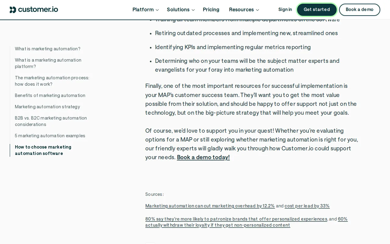 Customer.io: visual reference for 9. Customer.io — Best for SaaS & Product‑Led Growth