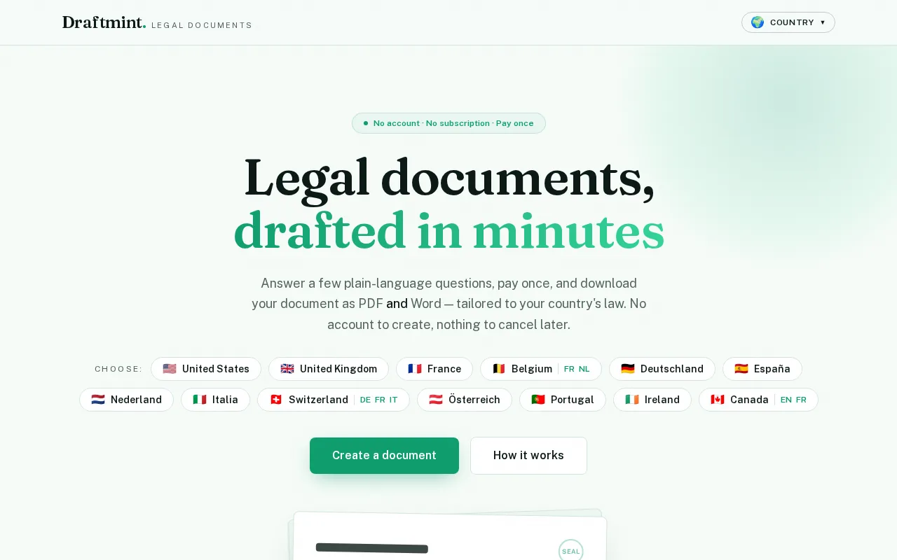 DraftMint: visual reference for 1. DraftMint (Our Top Pick)