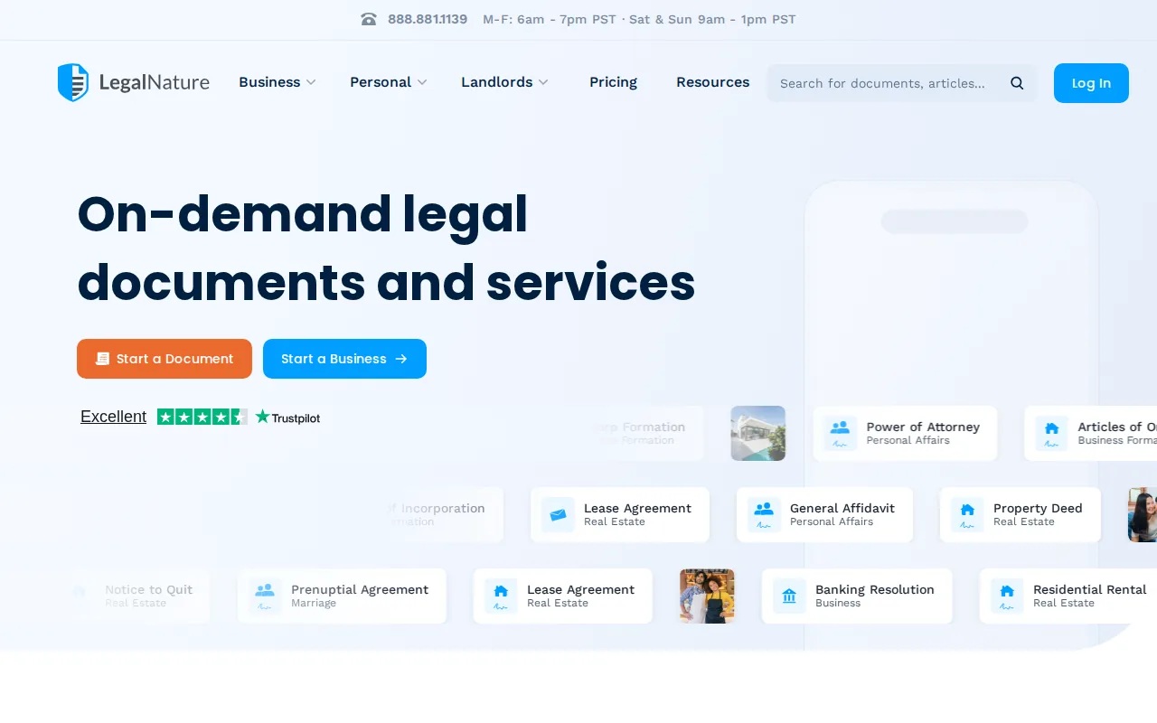 LegalNature: visual reference for 2. LegalNature, Structured drafts for standardized paperwork