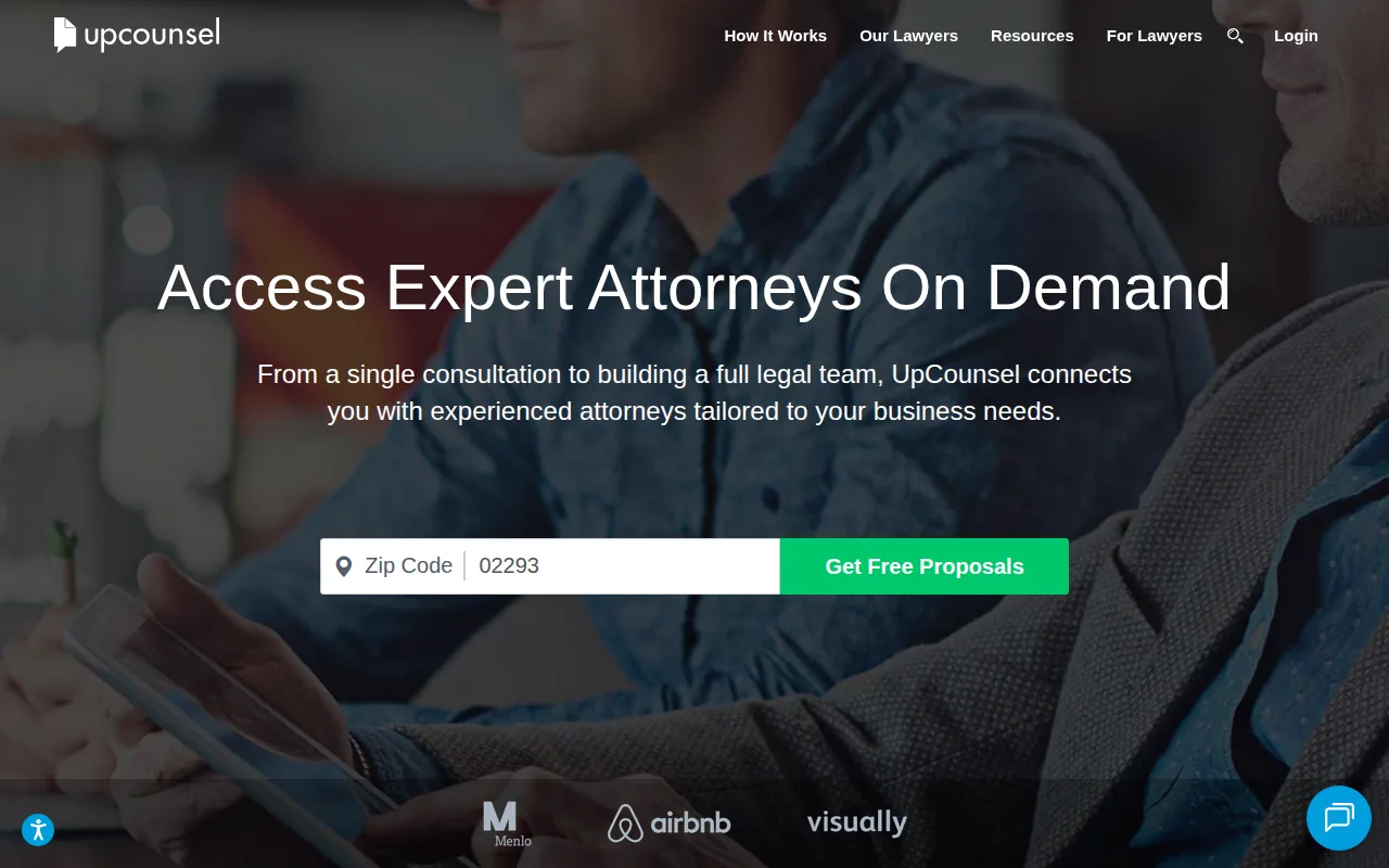 UpCounsel: visual reference for 7. UpCounsel, Attorney-reviewed contract drafting for teams