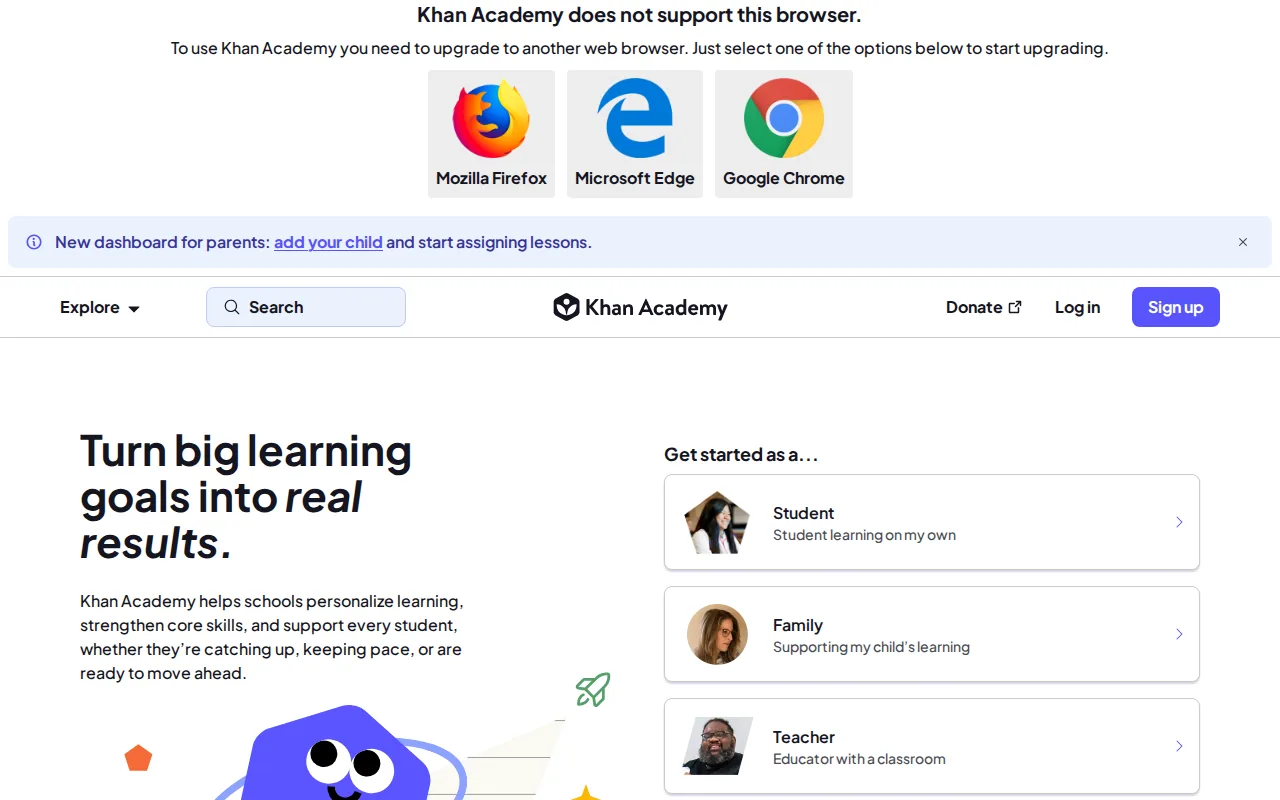 Khan Academy: visual reference for 3. Khan Academy — The strongest free official SAT preparation option