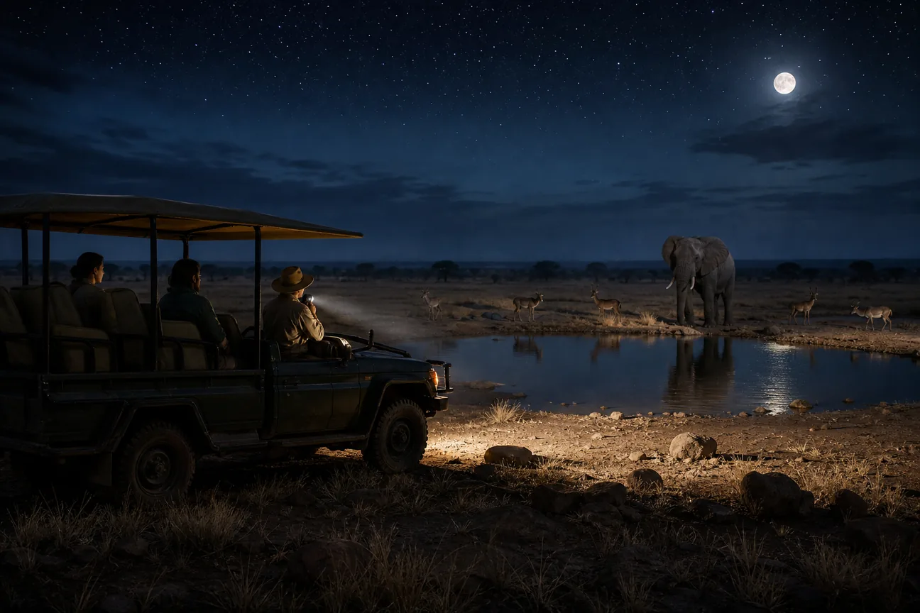 Best Parks for Night Game Drives in Tanzania