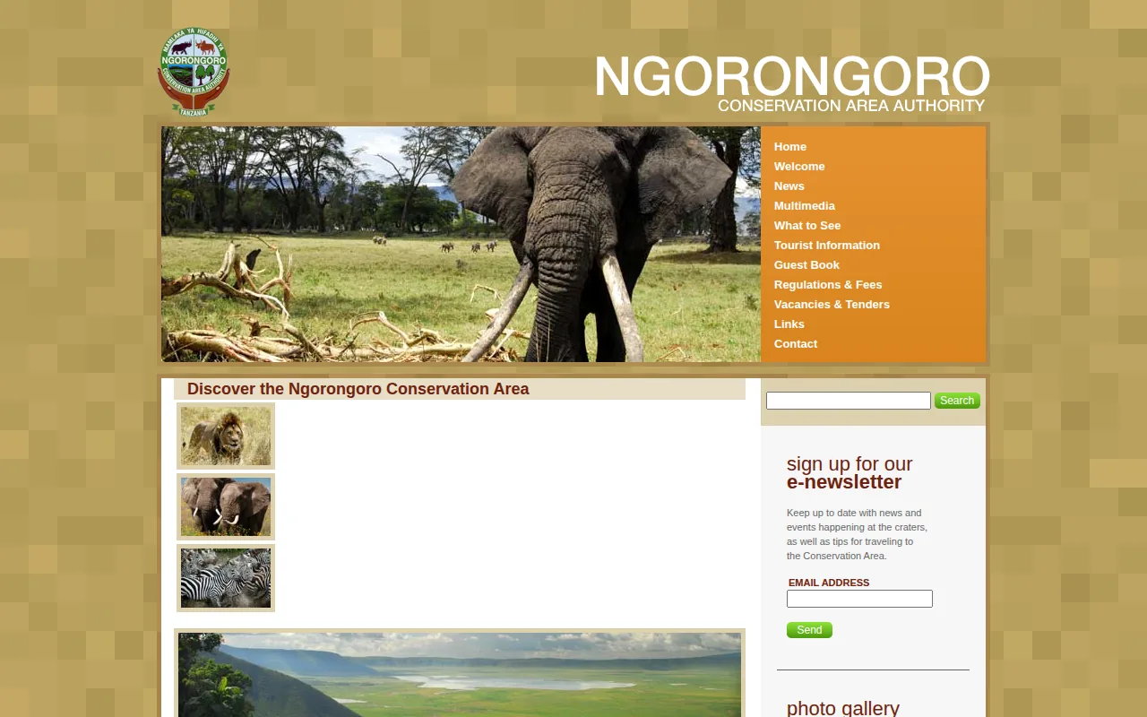 Ngorongoro Crater: High-density wildlife in one natural arena: visual reference for 2. Ngorongoro Crater: High-density wildlife in one natural arena