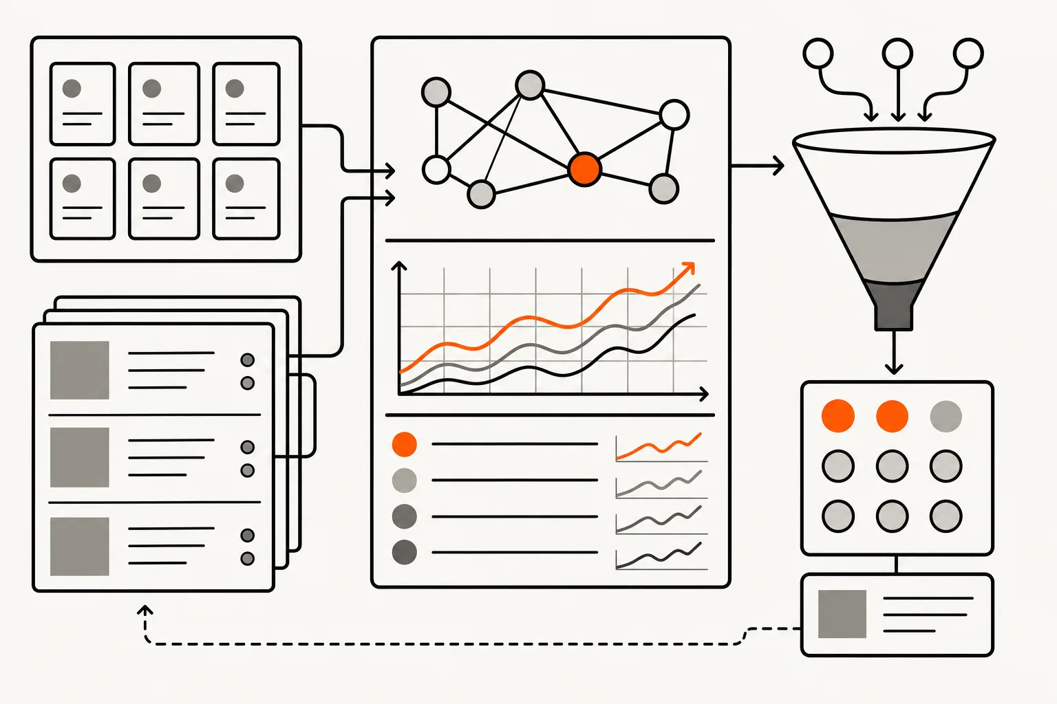 AI citation tracking dashboard connected to organic rankings and qualified leads