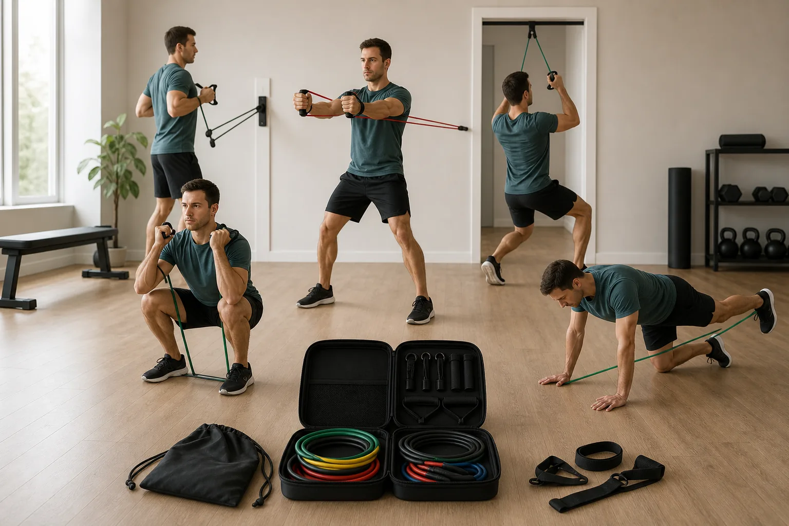 Illustration for Resistance Band Training Economy Fitness Package