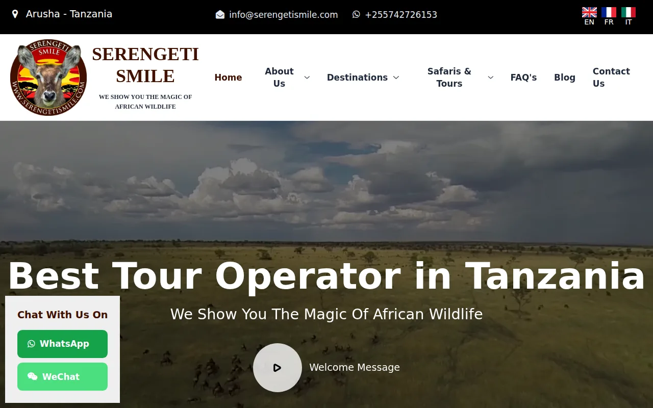 Serengeti Smile: visual reference for 3. Serengeti Smile — A three‑day northern circuit with culture and mid‑range comfort