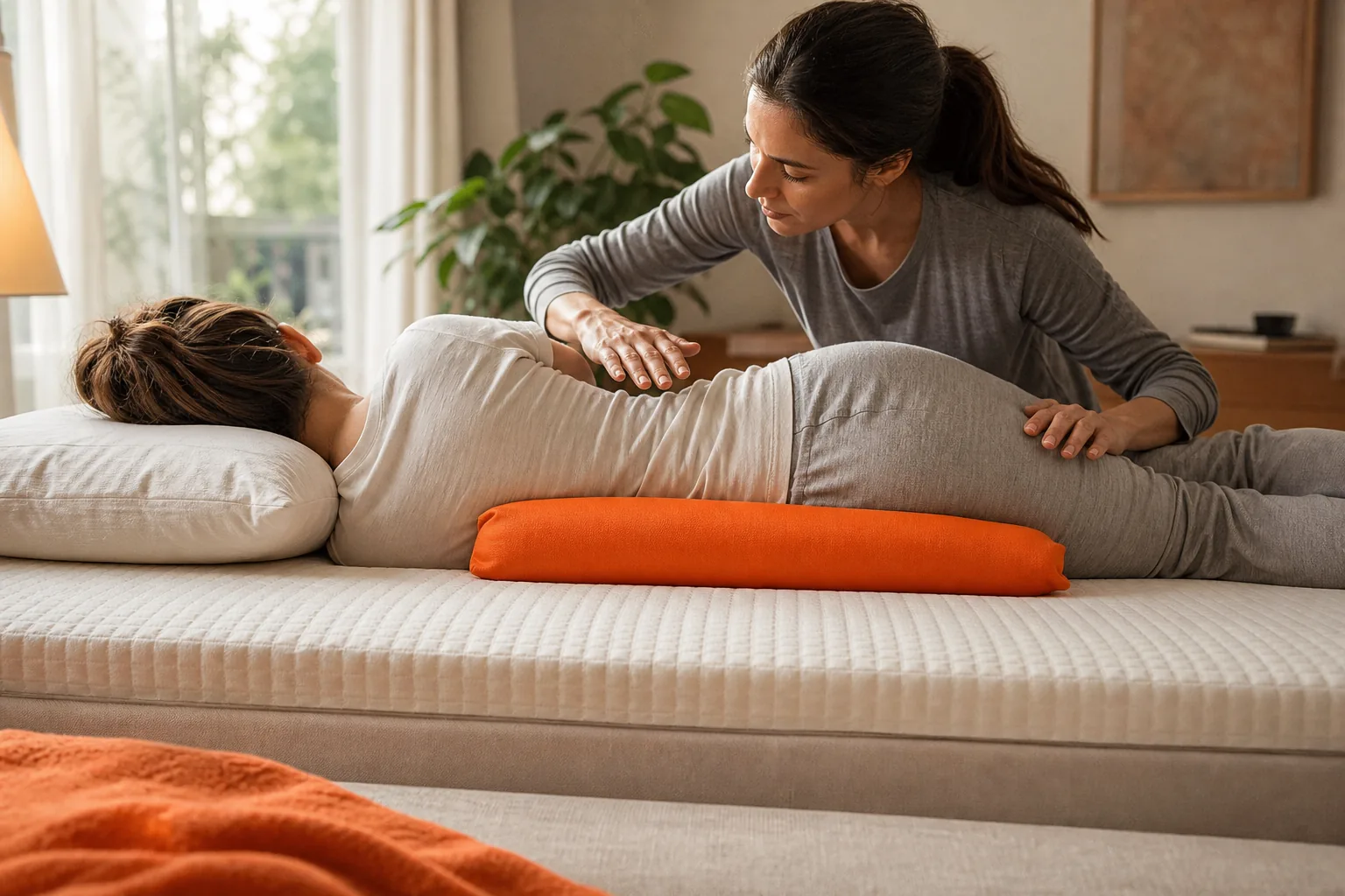 Choosing mattress firmness and pillow height for back pain