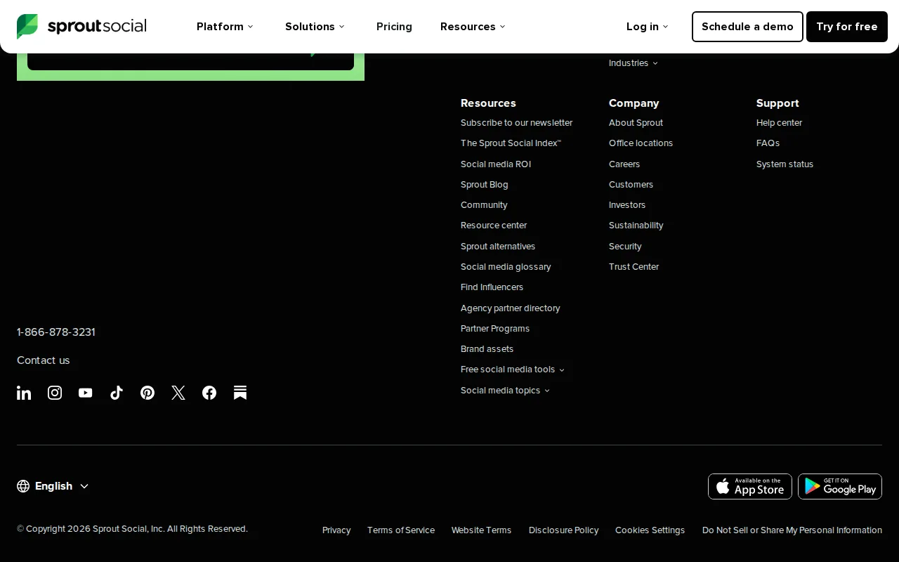 Sprout Social: visual reference for 4. Sprout Social