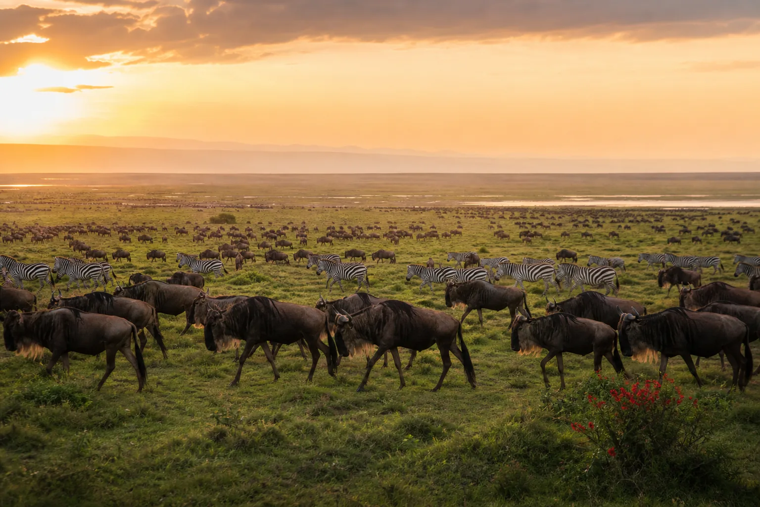 Best Time to See the Migration in Ndutu