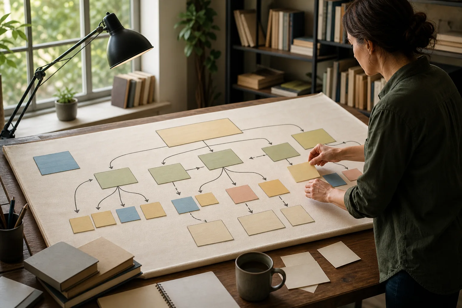 Storyflow: visual reference for 4. Storyflow , AI-Powered Outlining Canvas Built for Non-Fiction Projects