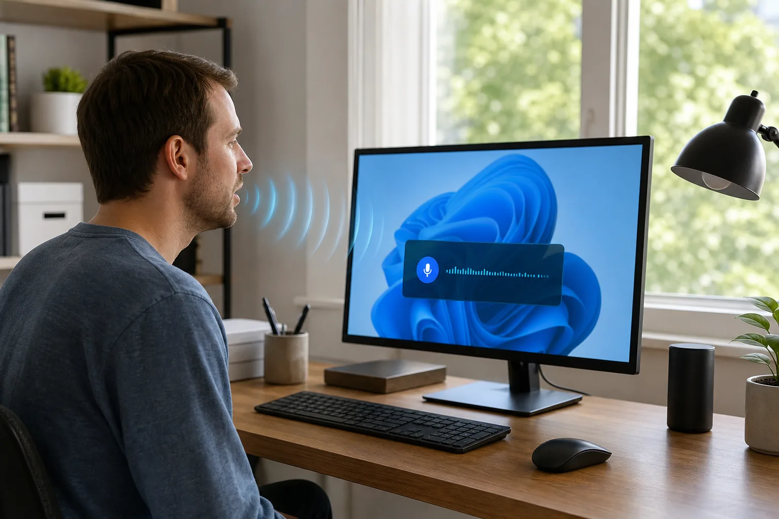 Illustration for Windows Voice Access