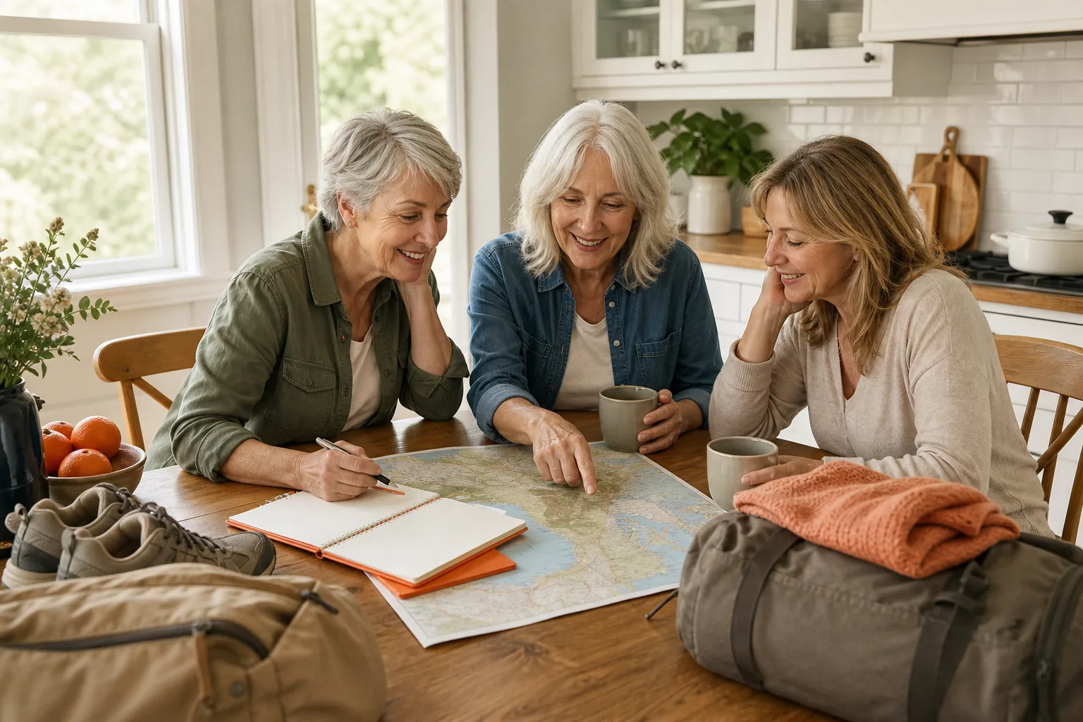 Comfortable weekend travel planning for women over 50.