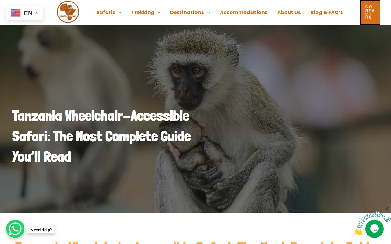 Tanzania Trail: visual reference for 2. Tanzania Trail — Broad park coverage with verified step‑free rooms