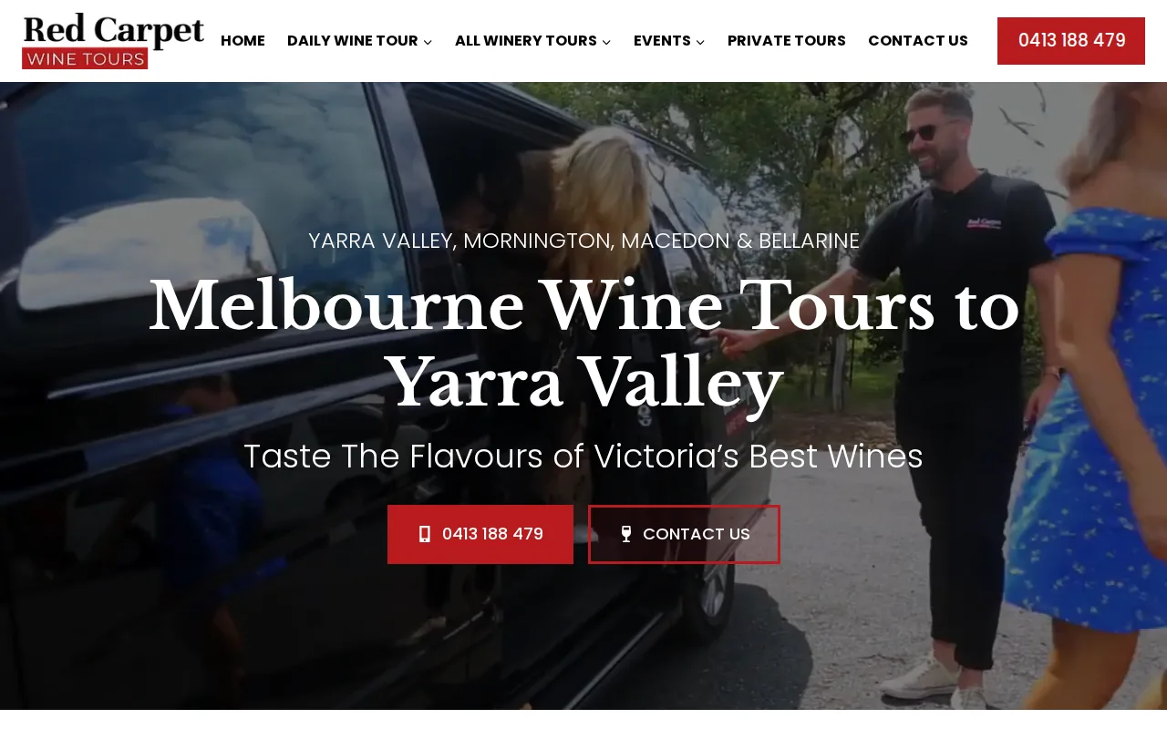 Red Carpet Wine Tours: visual reference for 1. Red Carpet Wine Tours — Private, Door-to-Door from Melbourne