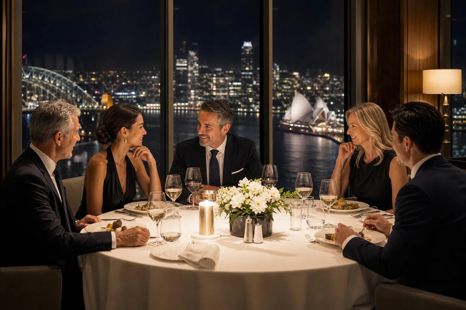 Illustration for Luxury Dinner and Event Companions