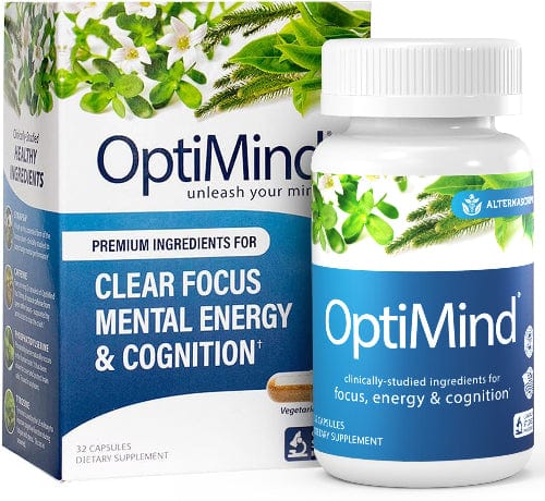 best brain fog supplement ingredients on wooden desk.