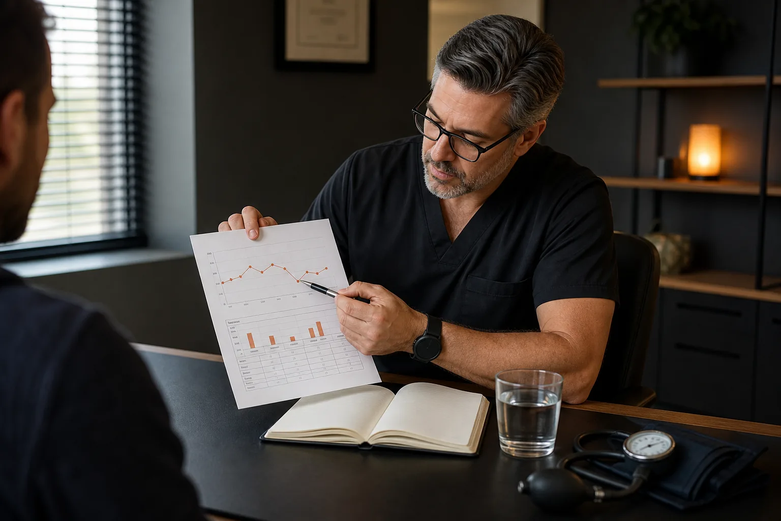 testosterone lab monitoring and supplement side effect tracking