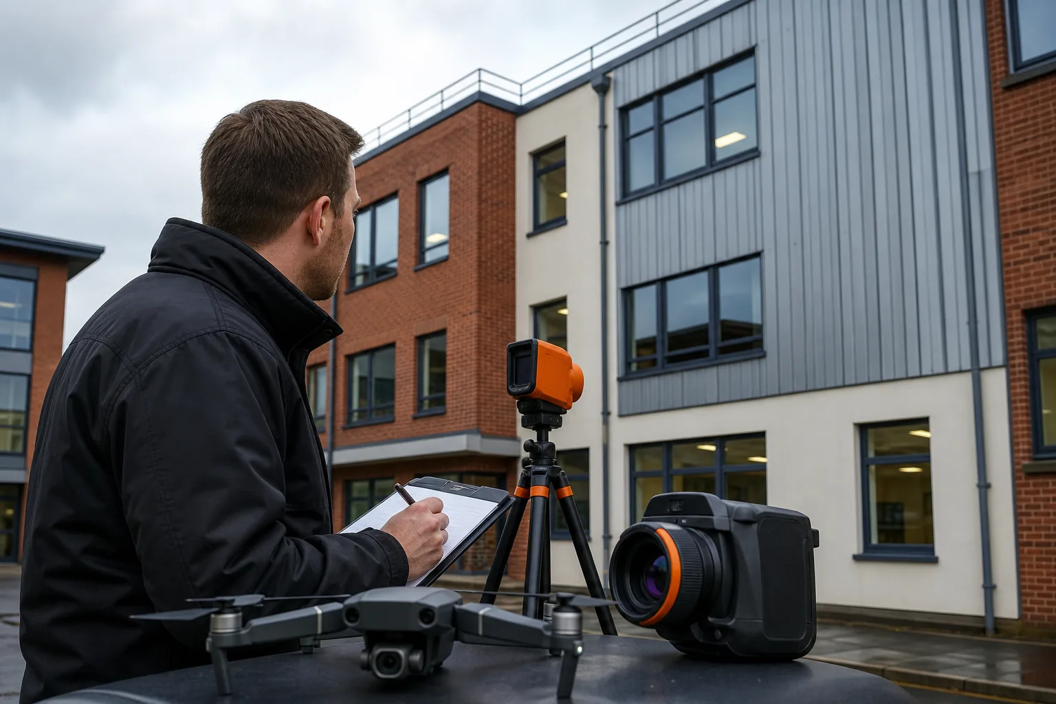 thermal imaging equipment for building envelope surveys