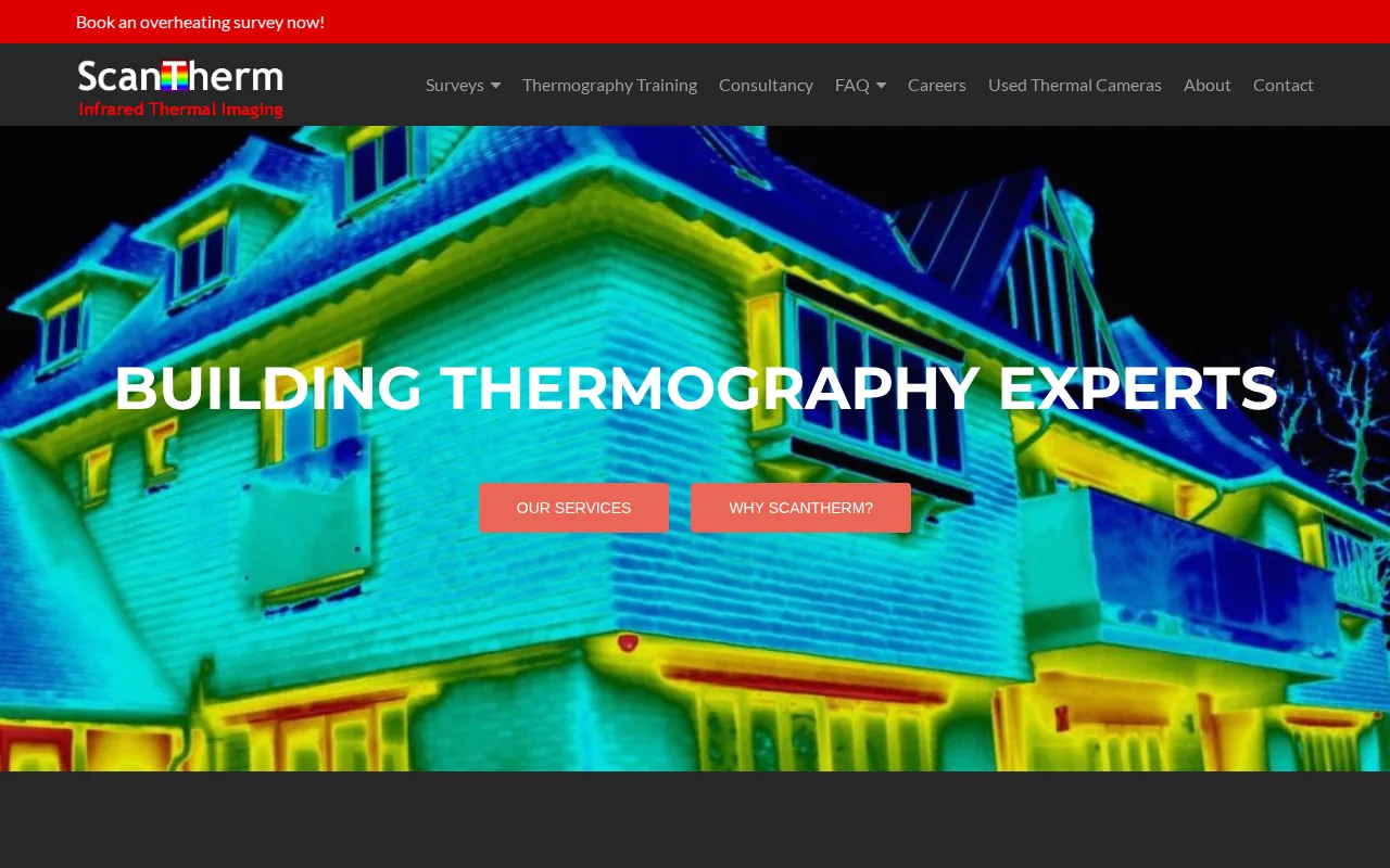 ScanTherm: visual reference for 7. ScanTherm – Building Envelope Thermography for Councils and Housing