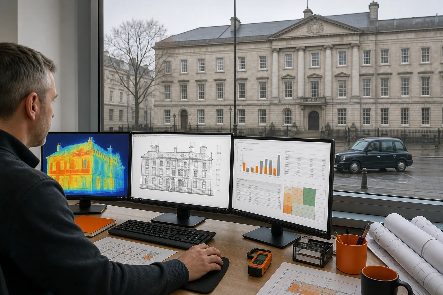 heat loss measurement methods for building retrofit planning