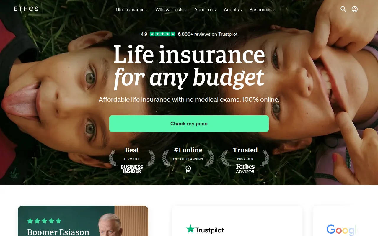 Ethos: visual reference for 4. Ethos &mdash; Broad living‑benefit rider access