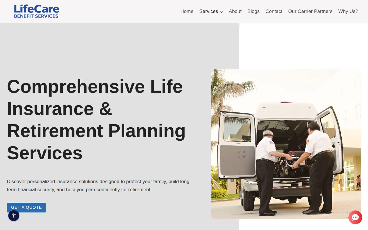 Life Care Benefit Services: visual reference for 1. Life Care Benefit Services (Our Top Pick)