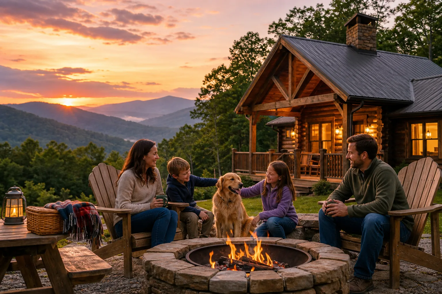 Illustration for Cabins of the Smoky Mountains