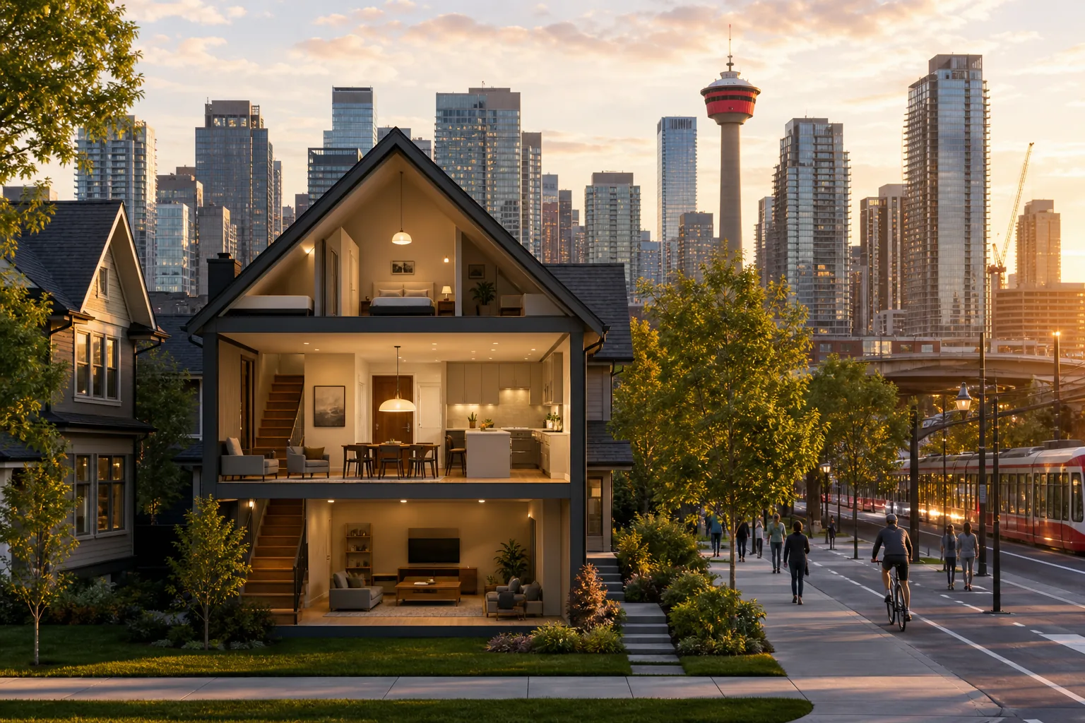 Illustration for Calgary City Centre Detached Homes: Character