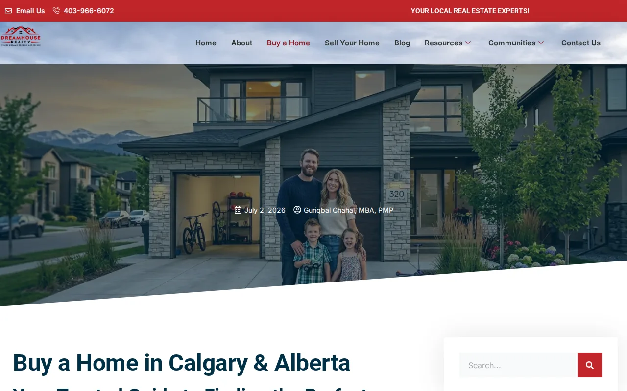 DreamHouse Realty: Local Calgary Guidance And Curated Listings: visual reference for 1. DreamHouse Realty: Local Calgary Guidance And Curated Listings