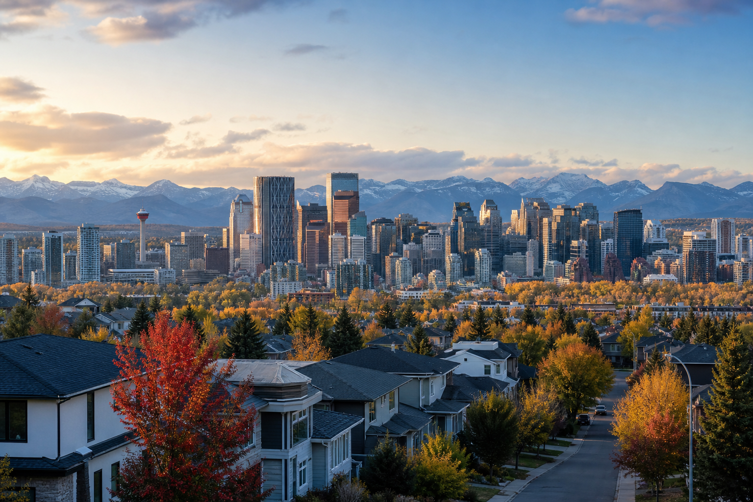Calgary real estate market 2026 skyline and residential neighbourhoods