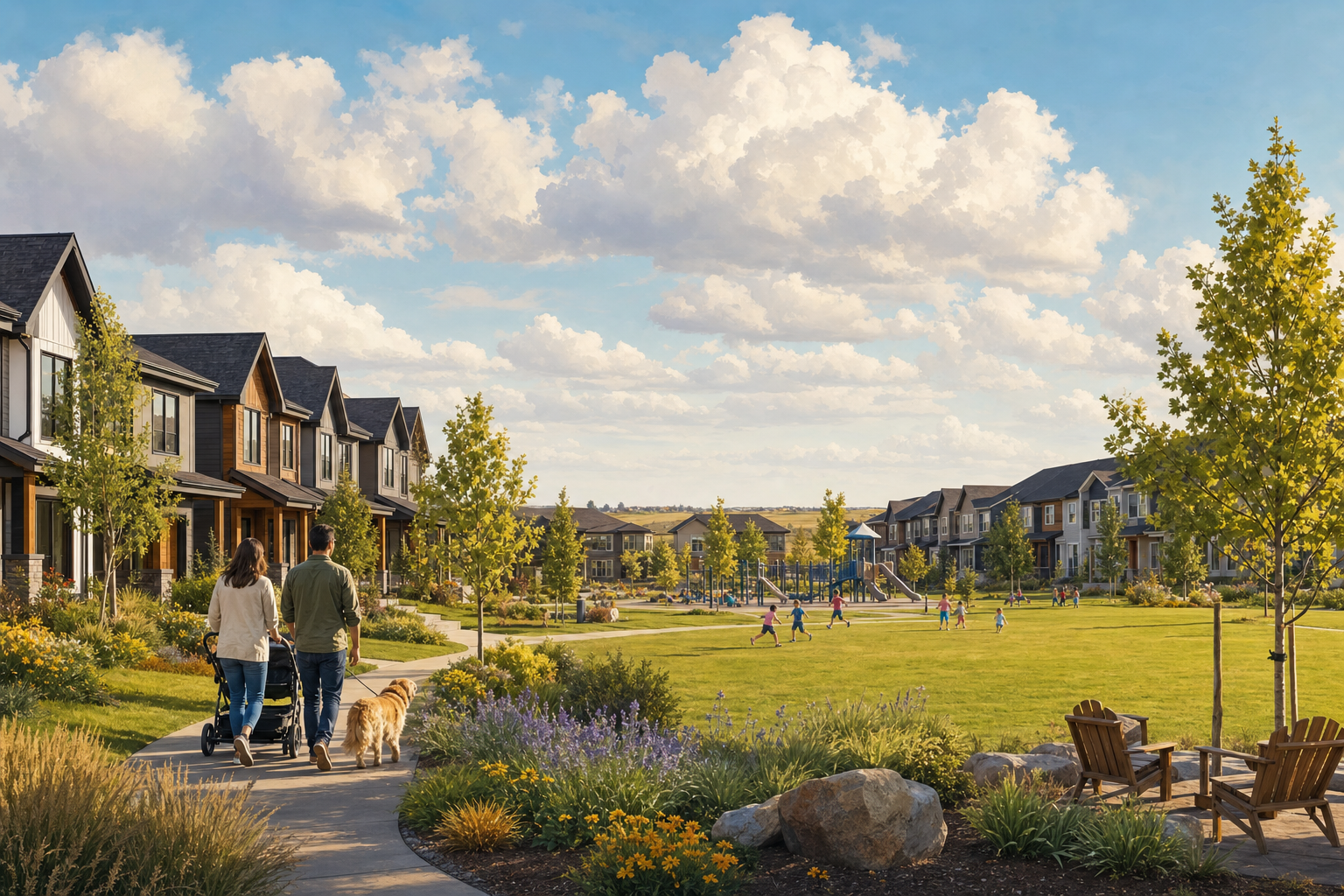 Illustration for Airdrie Townhomes