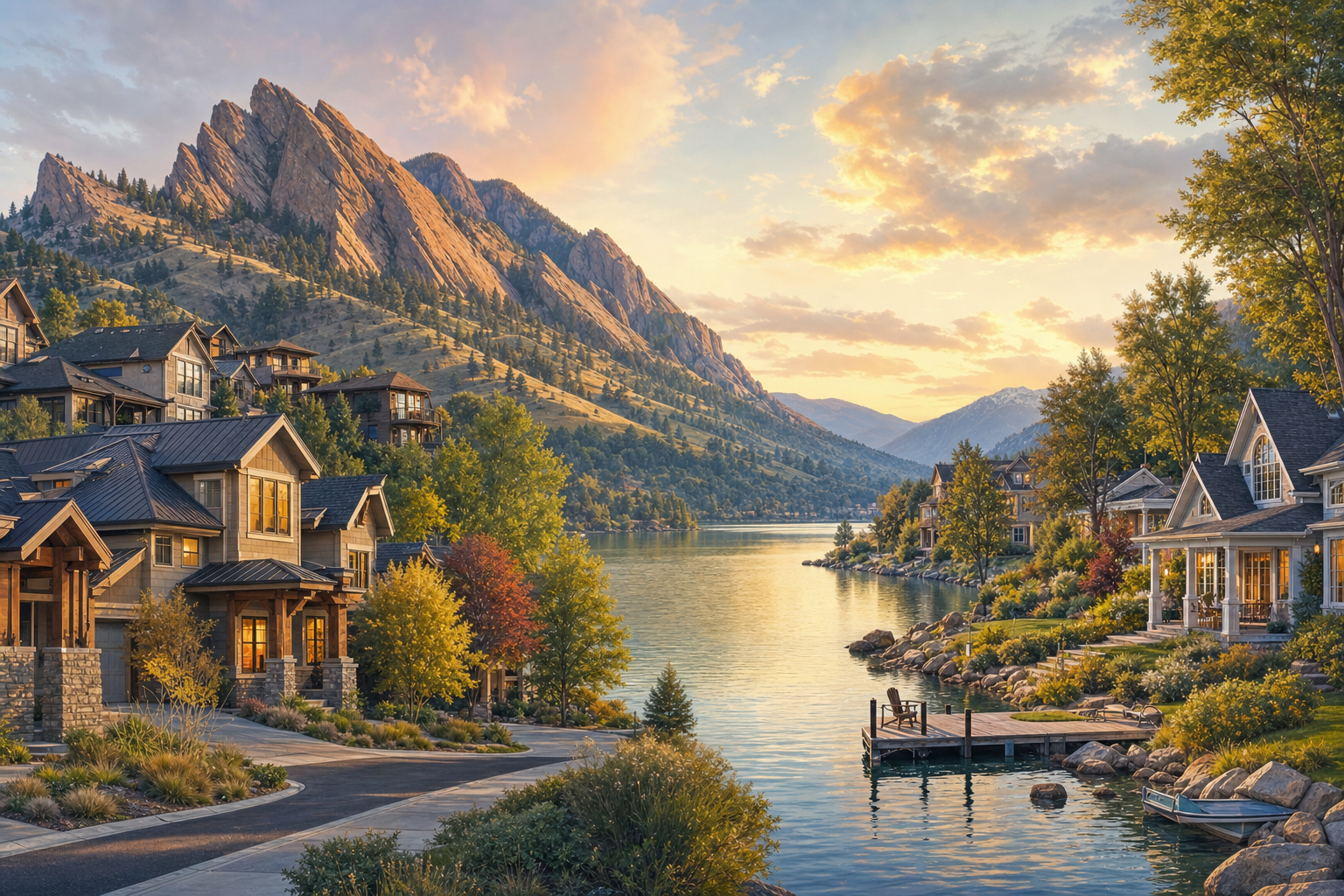 Illustration for Cochrane and Chestermere Townhomes