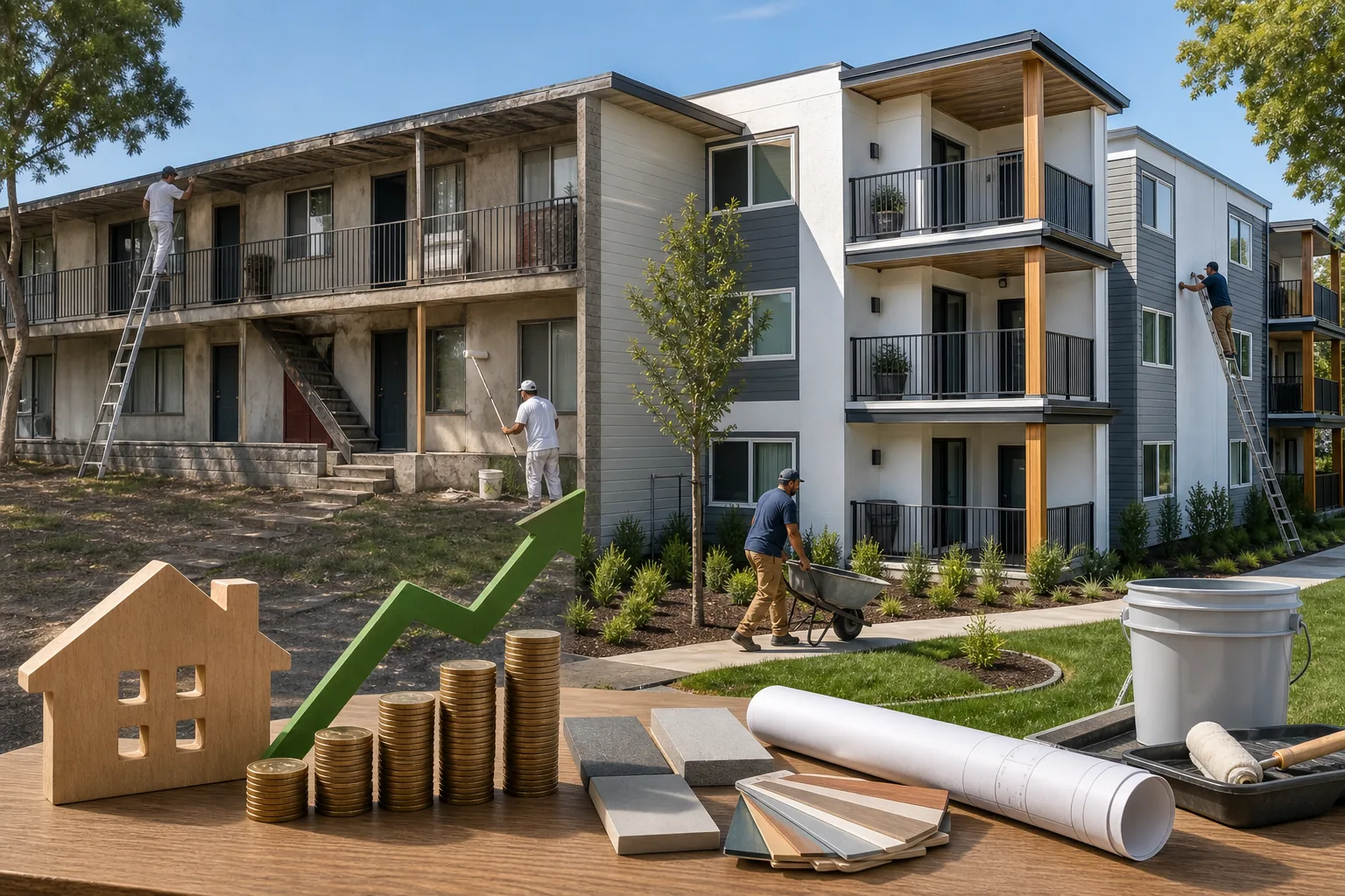 Illustration for Multifamily Value-Add: Higher NOI Potential