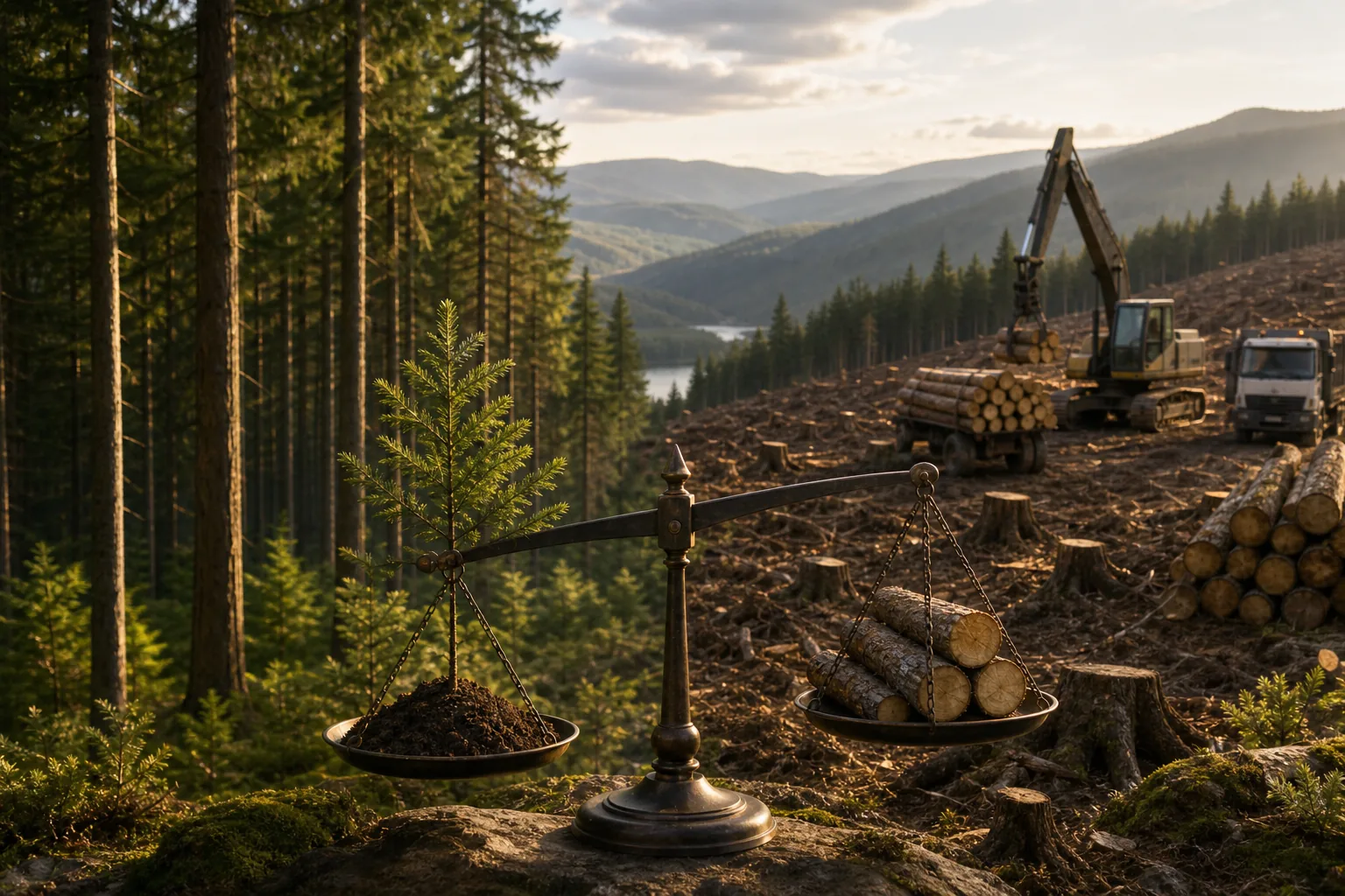 Illustration for Timberland: Land Yield Plus Long-Term Holding Risk