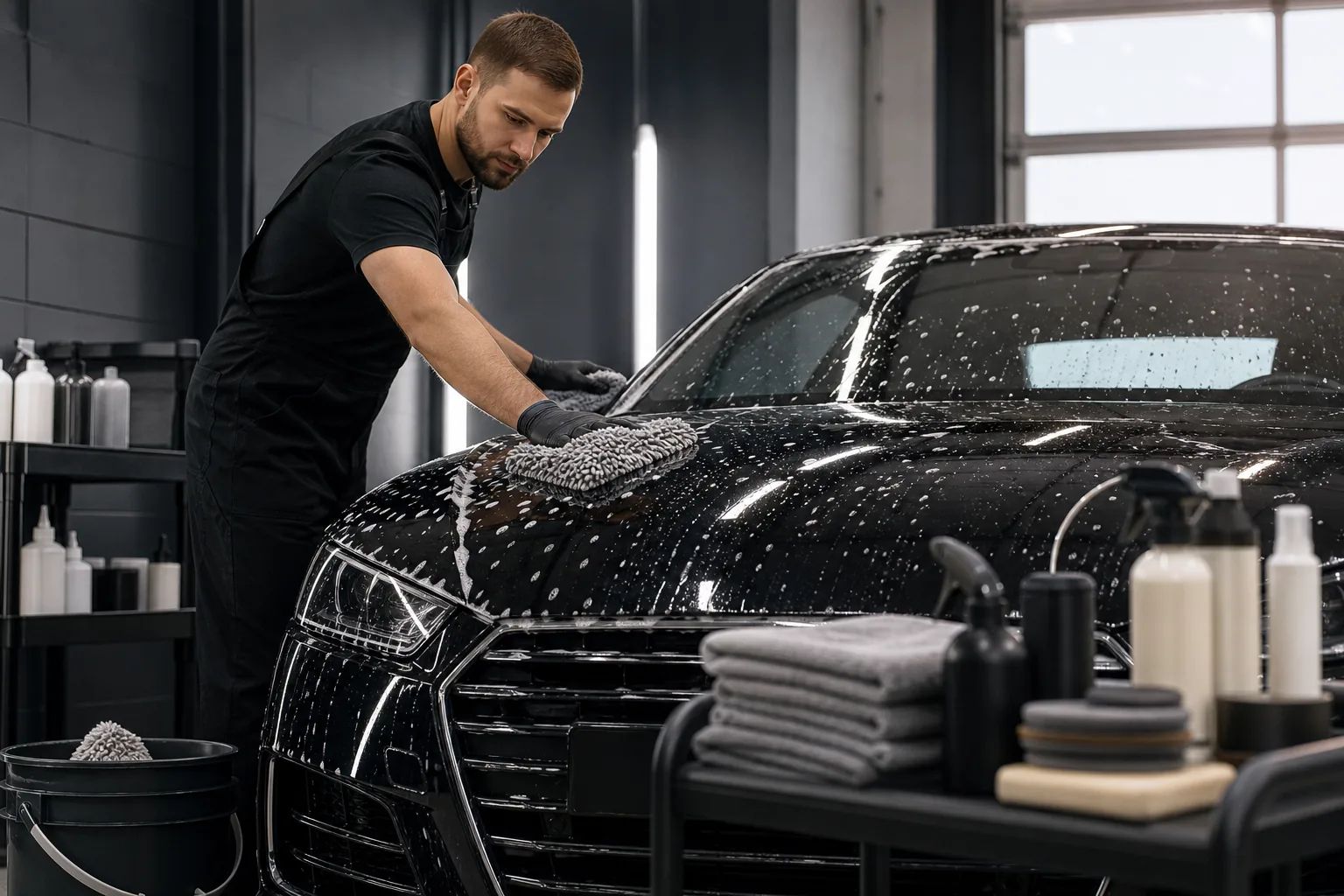 Illustration for Manual wash services