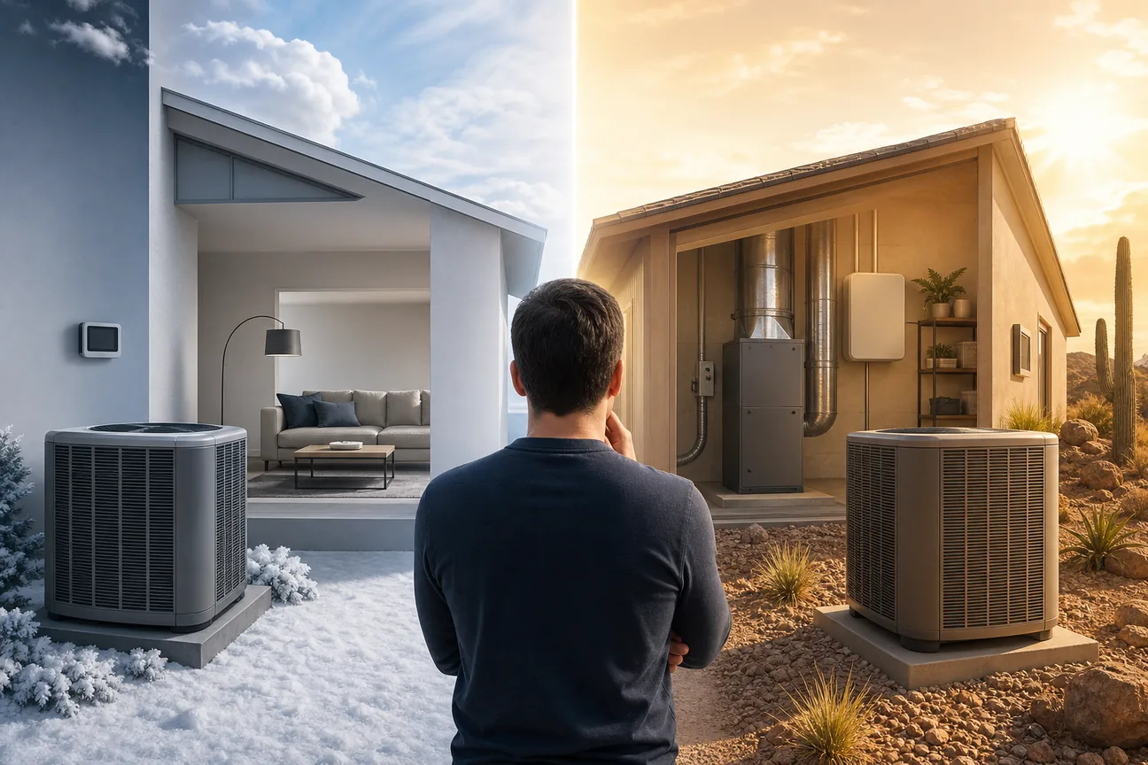 Editorial illustration for Best Carrier vs Lennox HVAC Systems