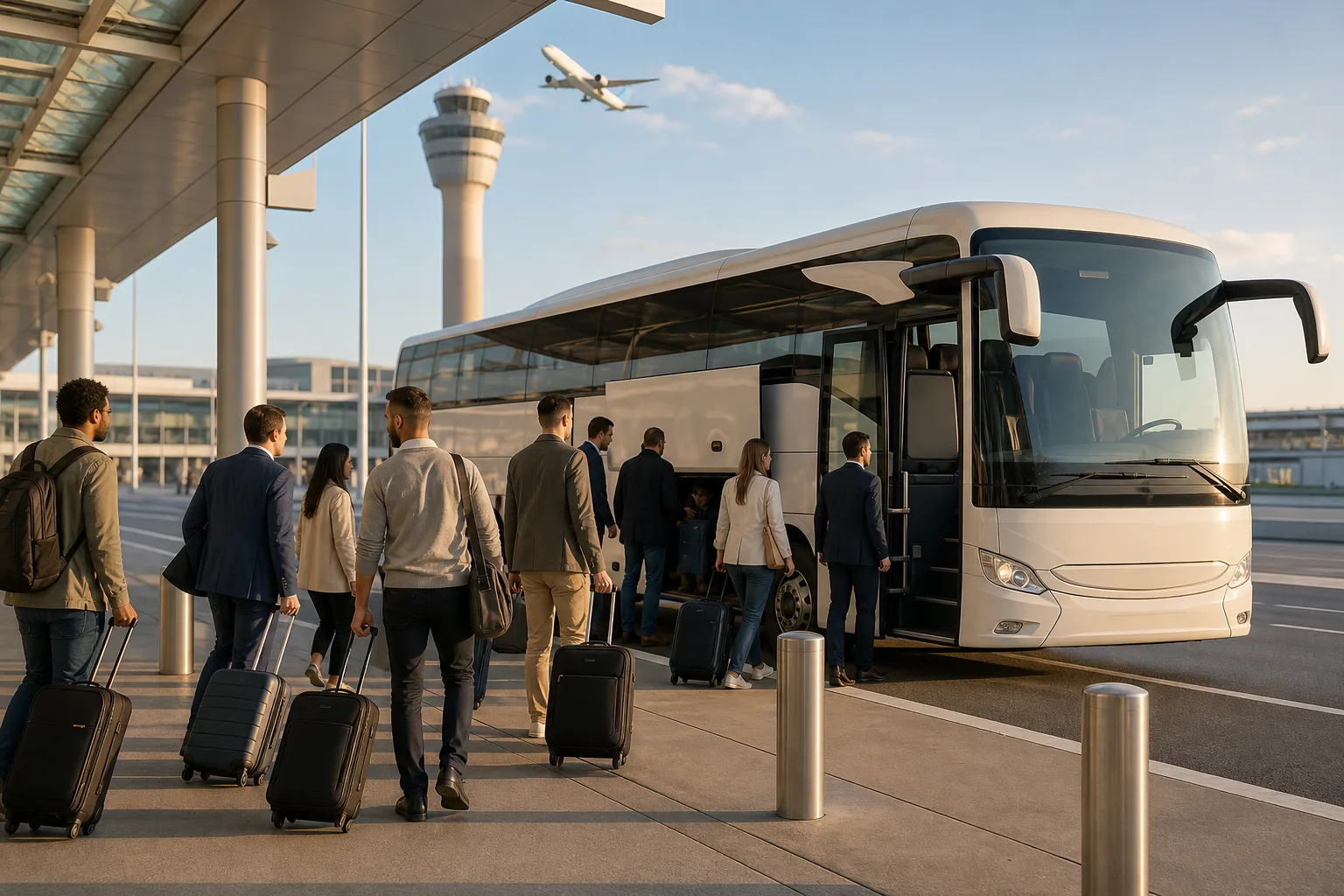 Illustration for Airport Group Transportation Providers