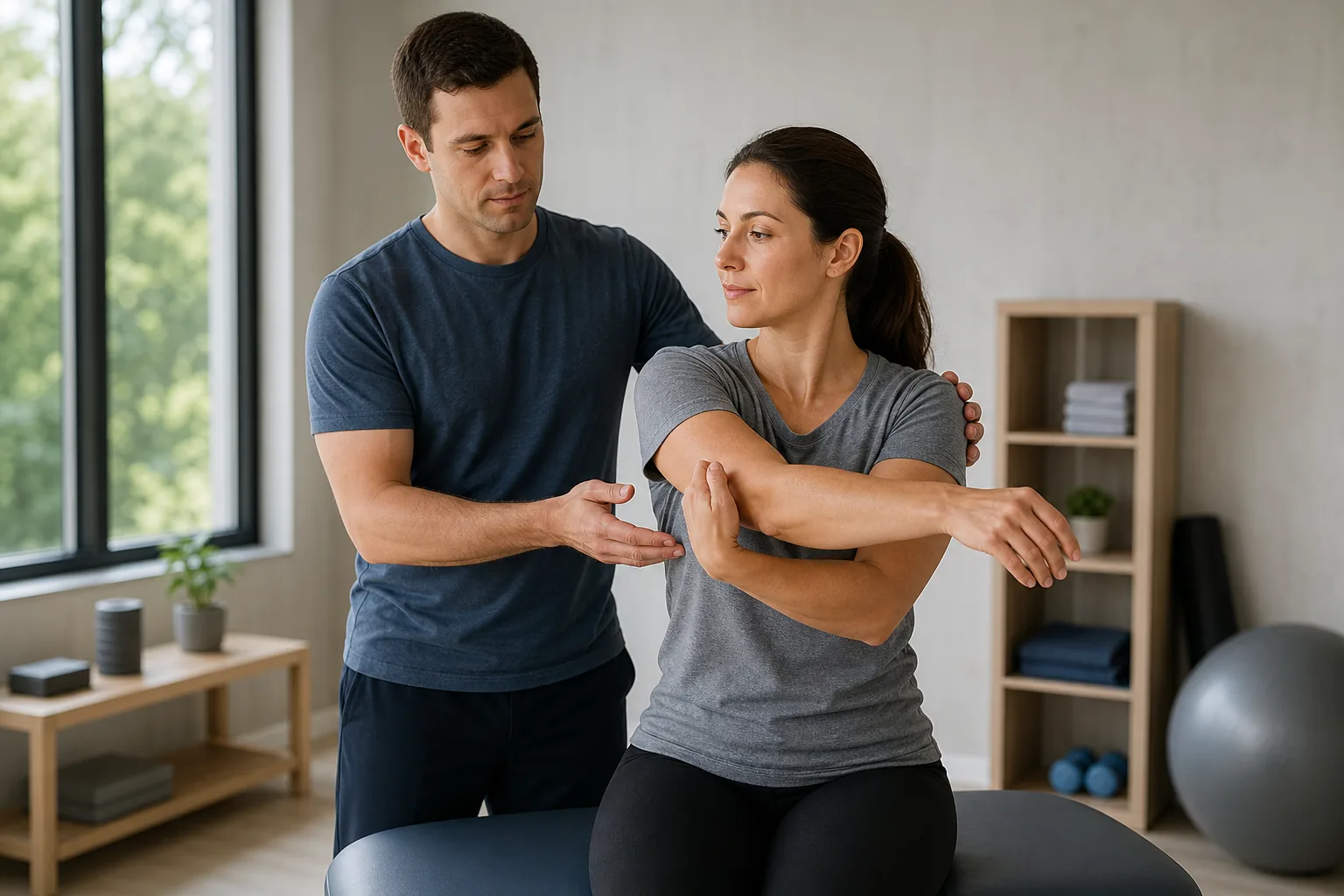 Illustration for Therapeutic Exercise (Stretches)