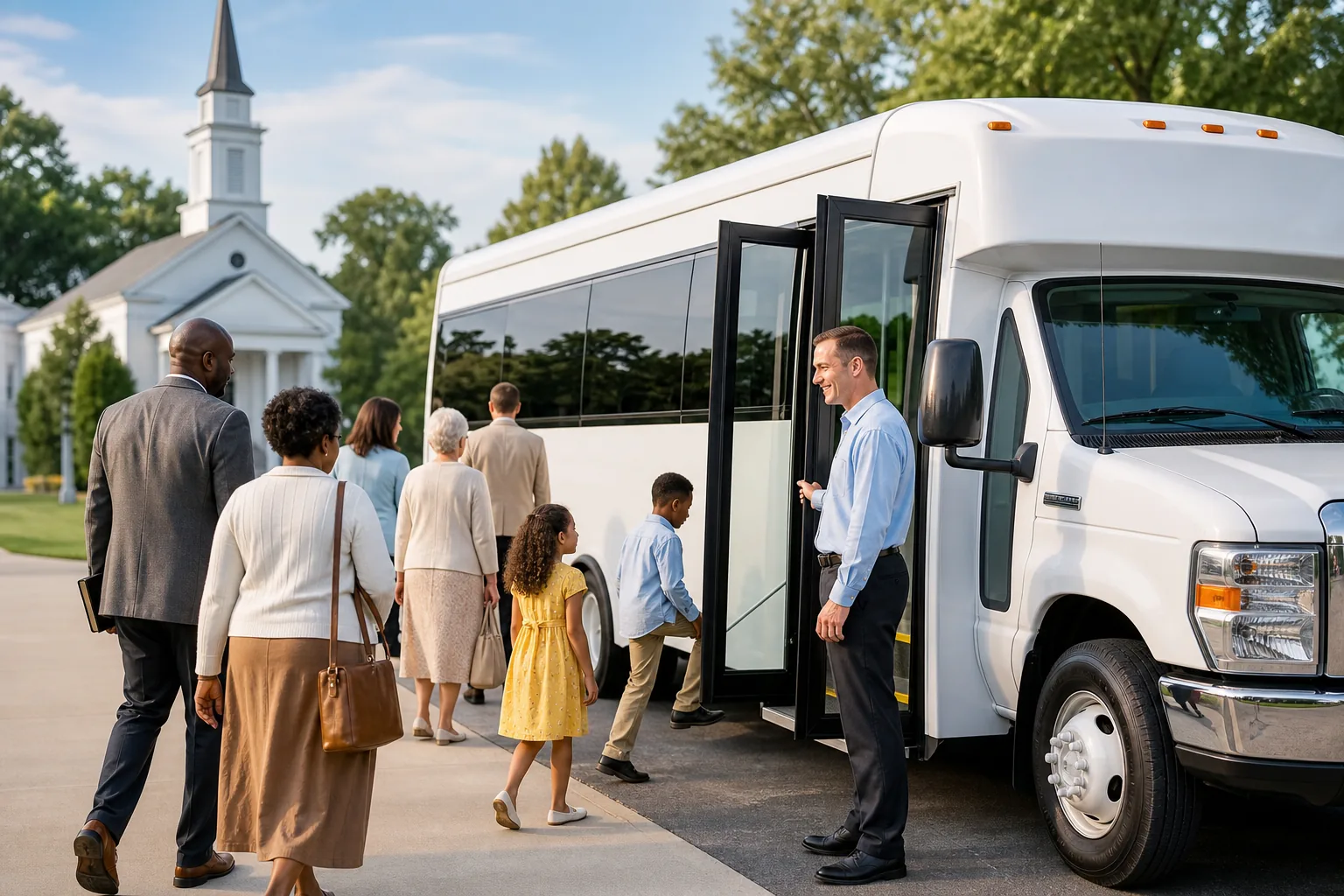 Illustration for Easy Charter Bus
