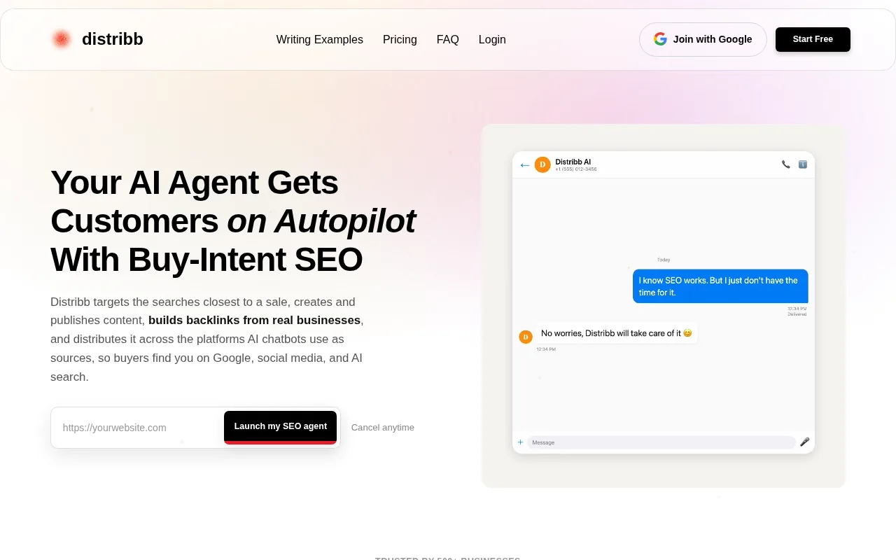 Distribb.io: visual reference for 1. Distribb.io, Our Top Pick